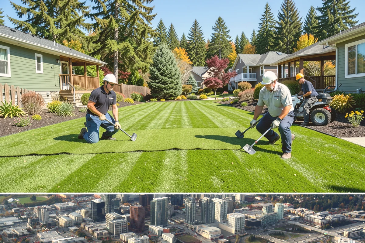 Compost Application in Bellevue, King County, WA - Best applied in spring or fall