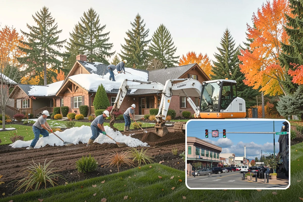 Compost Application in Monroe, Snohomish County, WA - Builds healthy, living soil