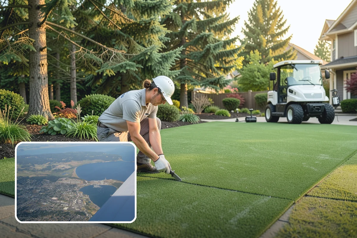 Compost Application in Oak Harbor, Island County, WA - Builds healthy, living soil
