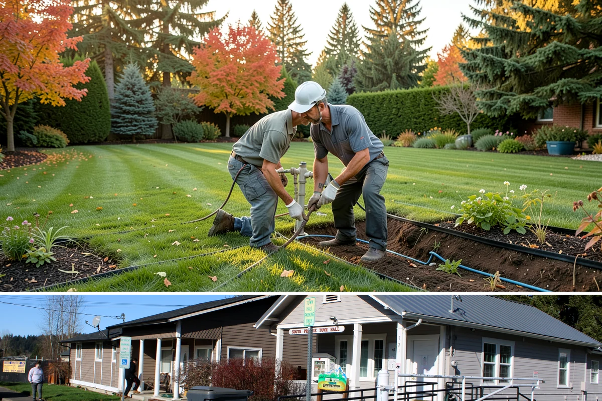Compost Application in South Prairie, Pierce County, WA - Best applied in spring or fall