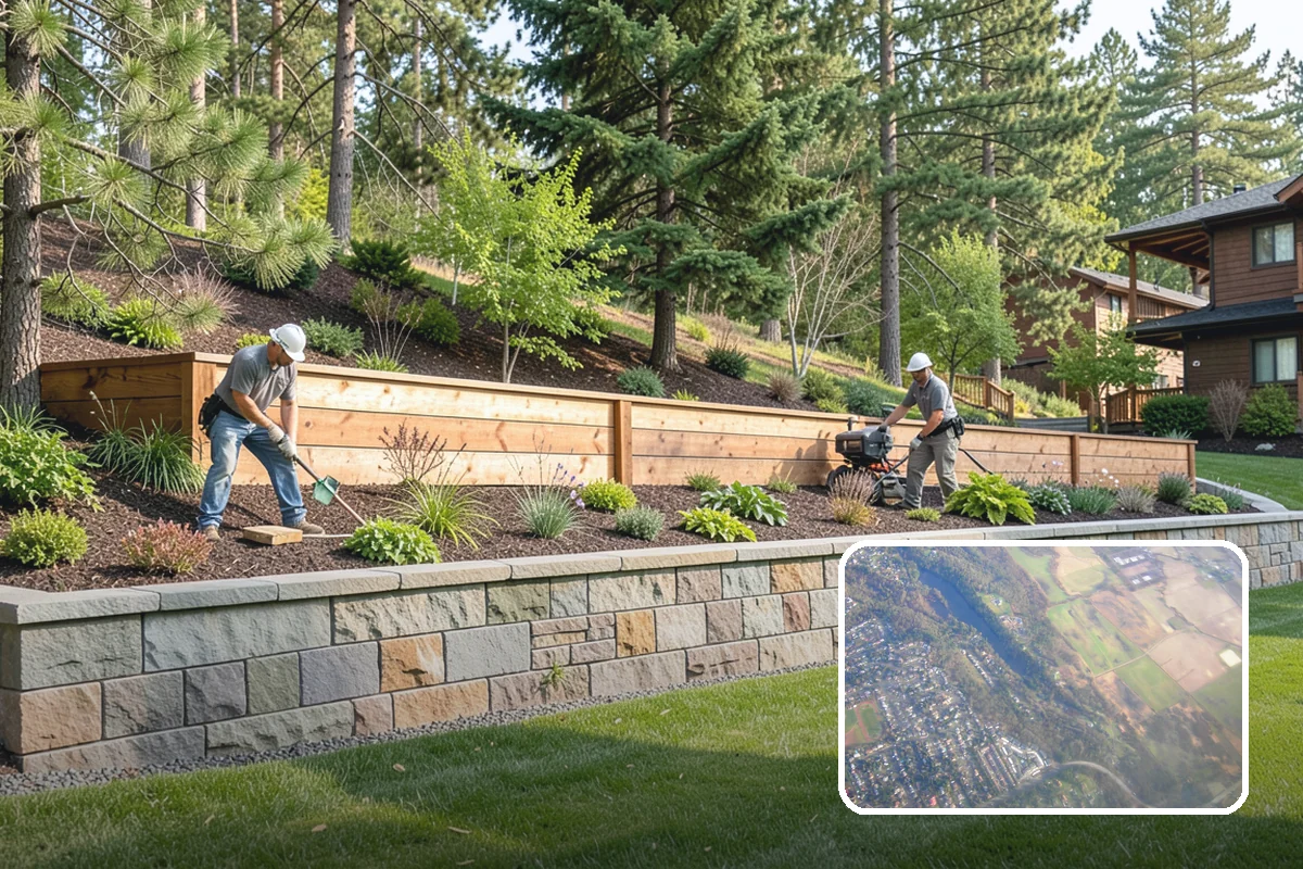 Compost Installation in Algona, King County, WA - Enriches soil with organic matter and slow-release nutrients