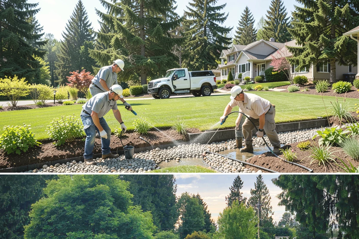 Compost Installation in Bonney Lake, Pierce County, WA - Apply in early spring to fuel the growing season or in fall to let nutrients work into the soil over winter, matching the PNW's...