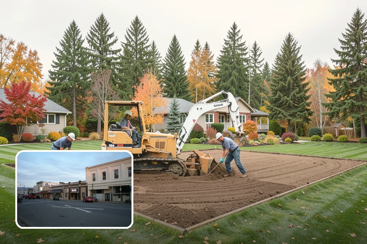 Compost Installation in Burlington, Skagit County, WA - Enriches soil with organic matter and slow-release nutrients