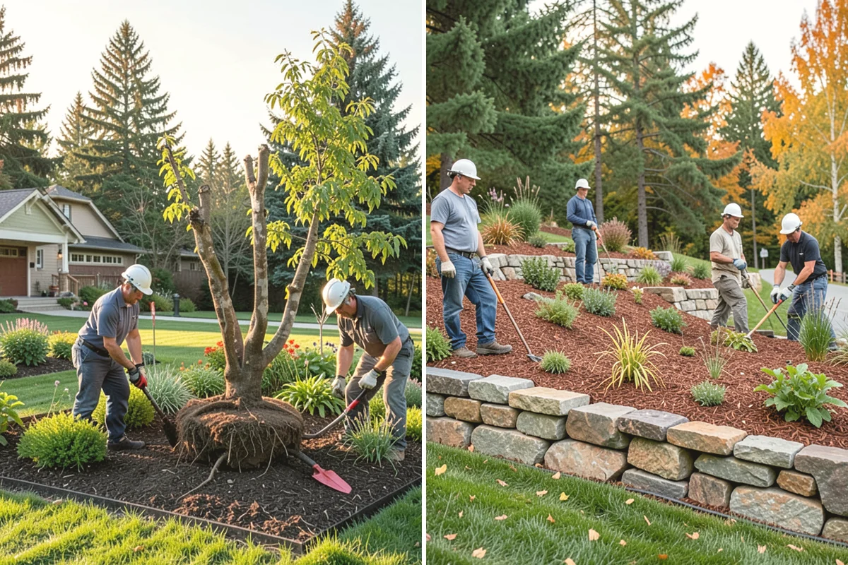 Compost Installation in Burlington, Skagit County, WA - Assess bed or lawn areas and clear surface debris