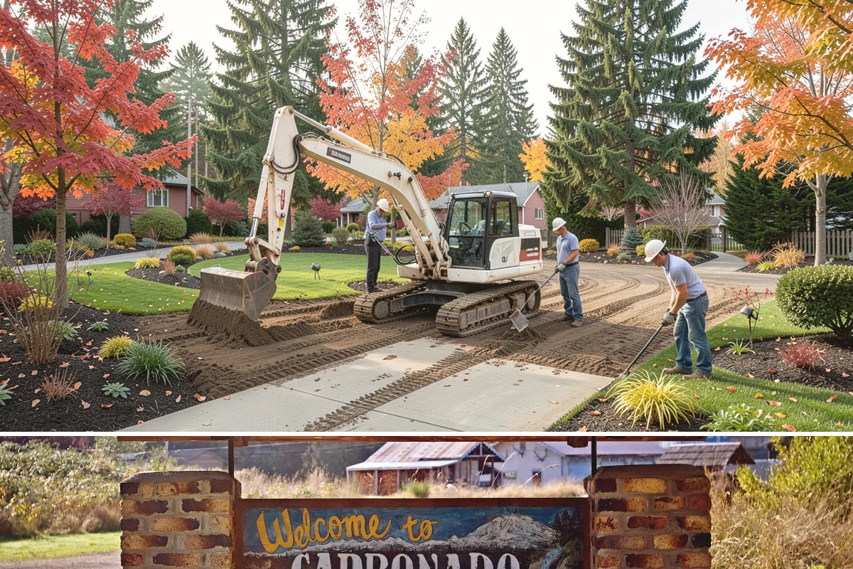 Compost Installation in Carbonado, Pierce County, WA - Apply in early spring to fuel the growing season or in fall to let nutrients work into the soil over winter, matching the PNW's...