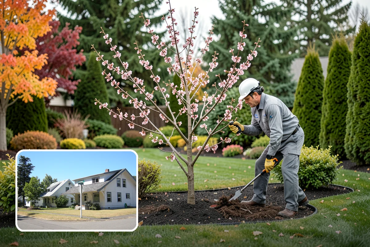 Compost Installation in DuPont, Pierce County, WA - Enriches soil with organic matter and slow-release nutrients