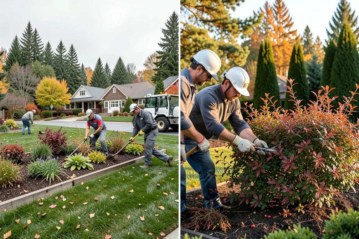 Compost Installation in DuPont, Pierce County, WA - Assess bed or lawn areas and clear surface debris