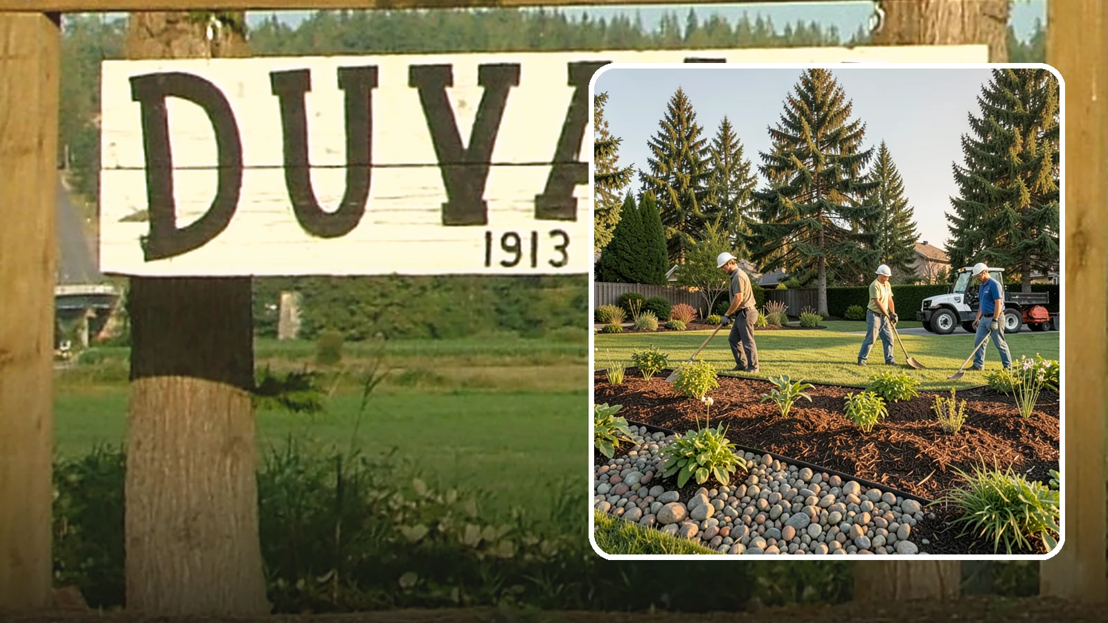 Compost Installation in Duvall, King County, WA - A rich compost top-dress that feeds soil and revitalizes tired beds and lawns.