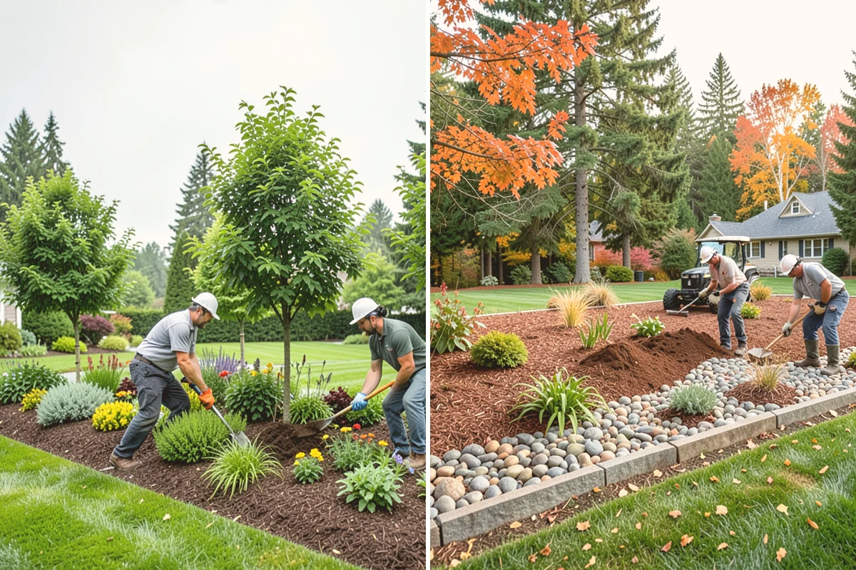 Compost Installation in Edmonds, Snohomish County, WA - Assess bed or lawn areas and clear surface debris
