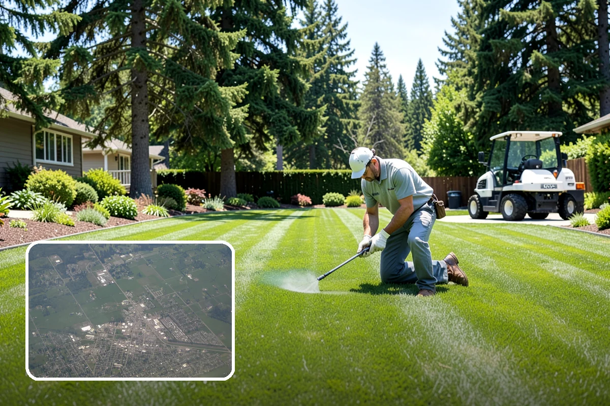 Compost Installation in Enumclaw, King County, WA - Enriches soil with organic matter and slow-release nutrients