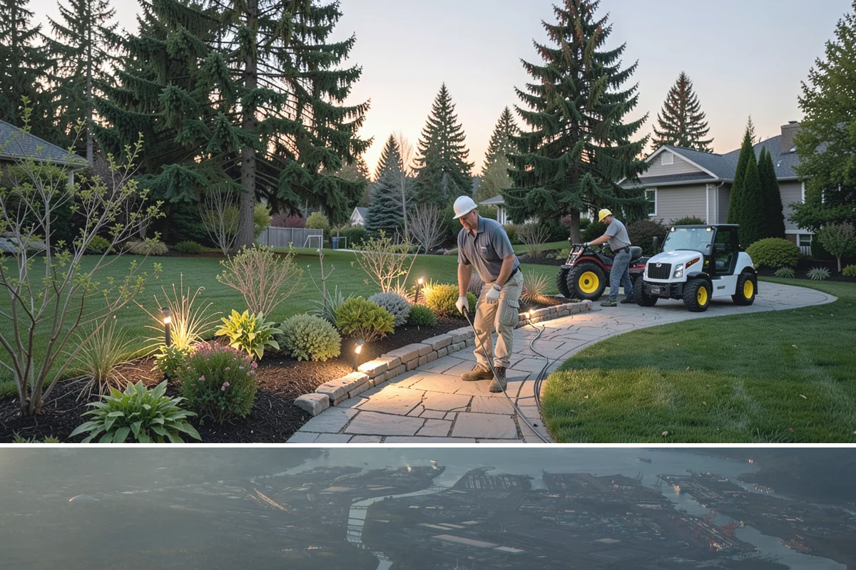 Compost Installation in Fife, Pierce County, WA - Apply in early spring to fuel the growing season or in fall to let nutrients work into the soil over winter, matching the PNW's...