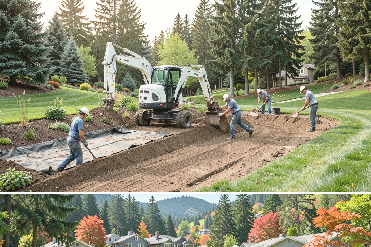Compost Installation in Fircrest, Pierce County, WA - Apply in early spring to fuel the growing season or in fall to let nutrients work into the soil over winter, matching the PNW's...