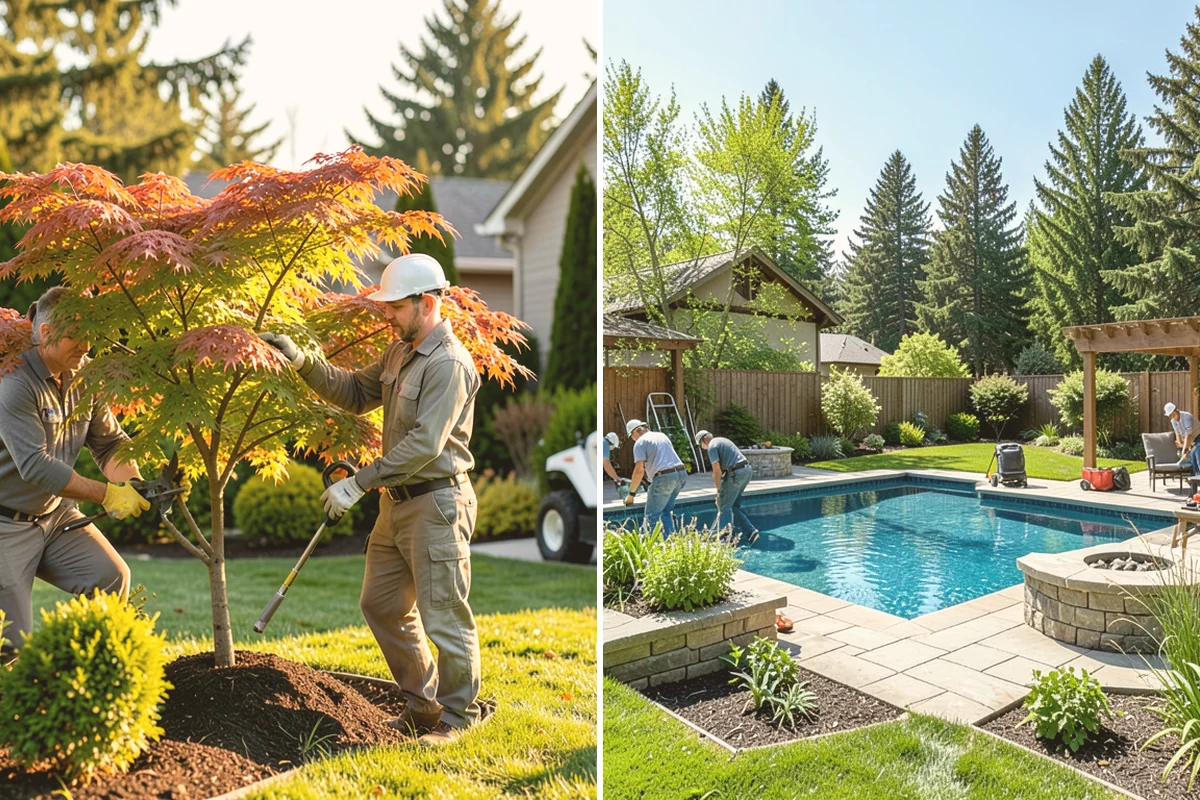 Compost Installation in Index, Snohomish County, WA - Assess bed or lawn areas and clear surface debris