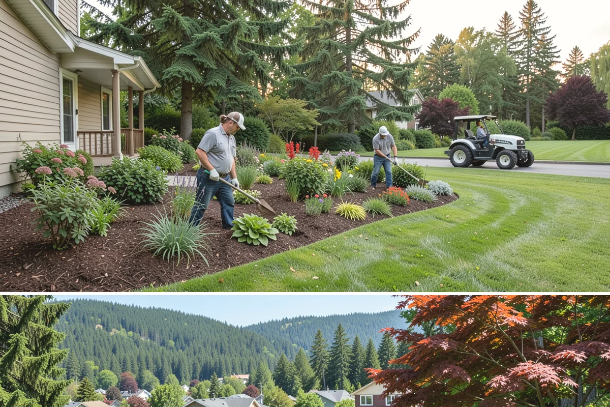 Compost Installation in Index, Snohomish County, WA - Apply in early spring to fuel the growing season or in fall to let nutrients work into the soil over winter, matching the PNW's...