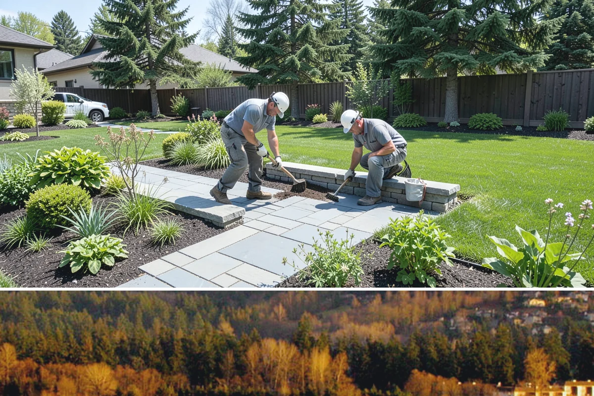 Compost Installation in Kenmore, King County, WA - Apply in early spring to fuel the growing season or in fall to let nutrients work into the soil over winter, matching the PNW's...