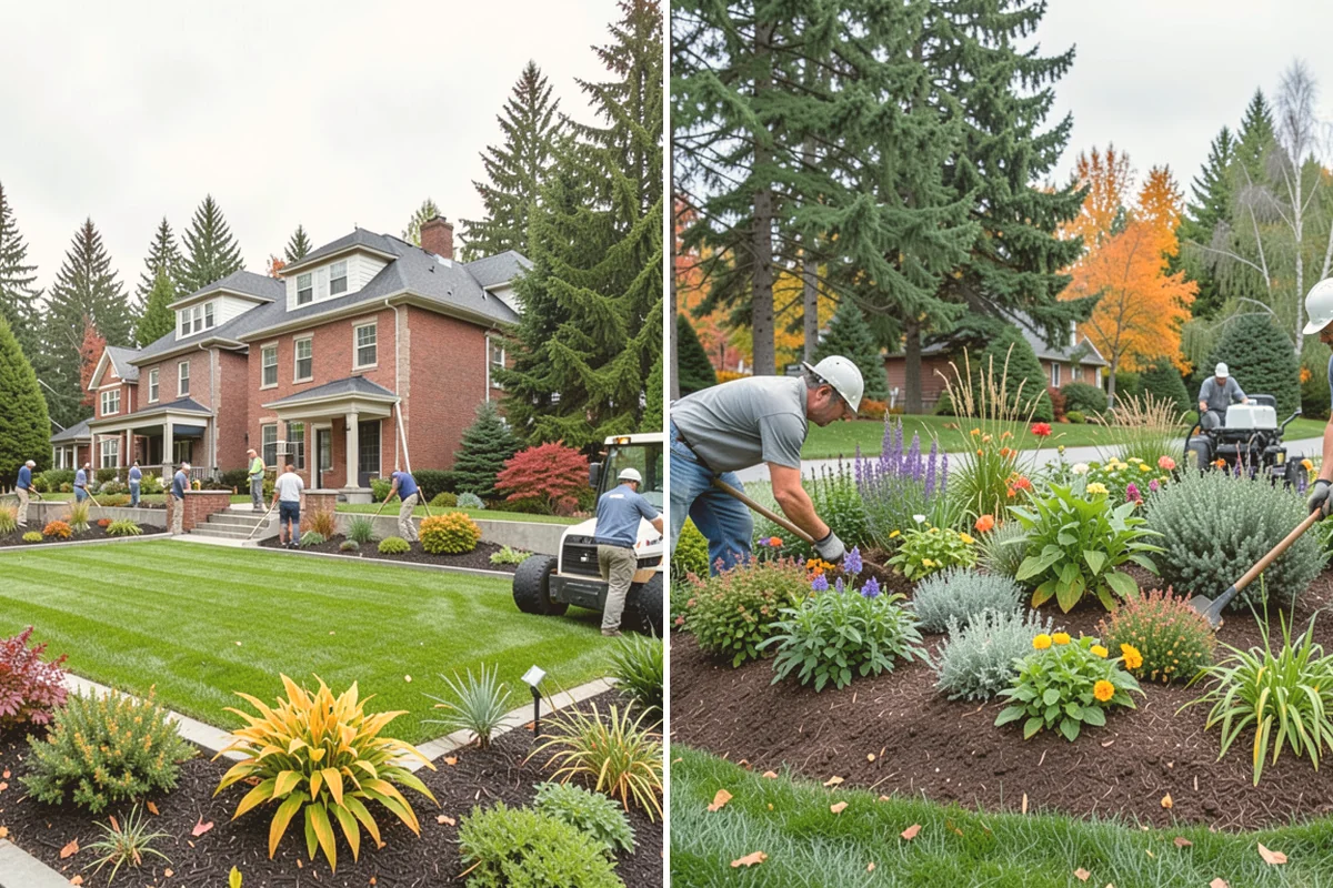 Compost Installation in Kent, King County, WA - Assess bed or lawn areas and clear surface debris