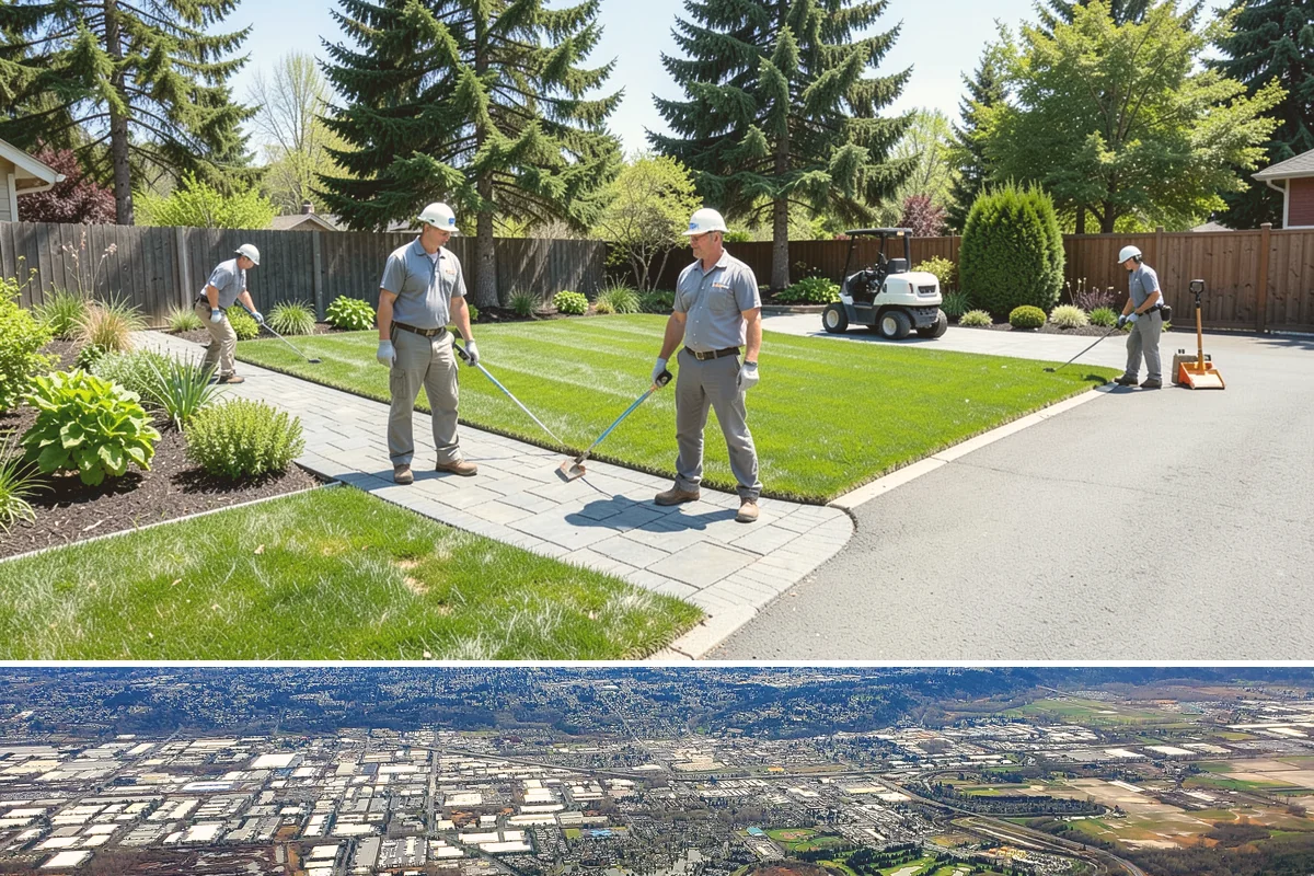 Compost Installation in Kent, King County, WA - Apply in early spring to fuel the growing season or in fall to let nutrients work into the soil over winter, matching the PNW's...