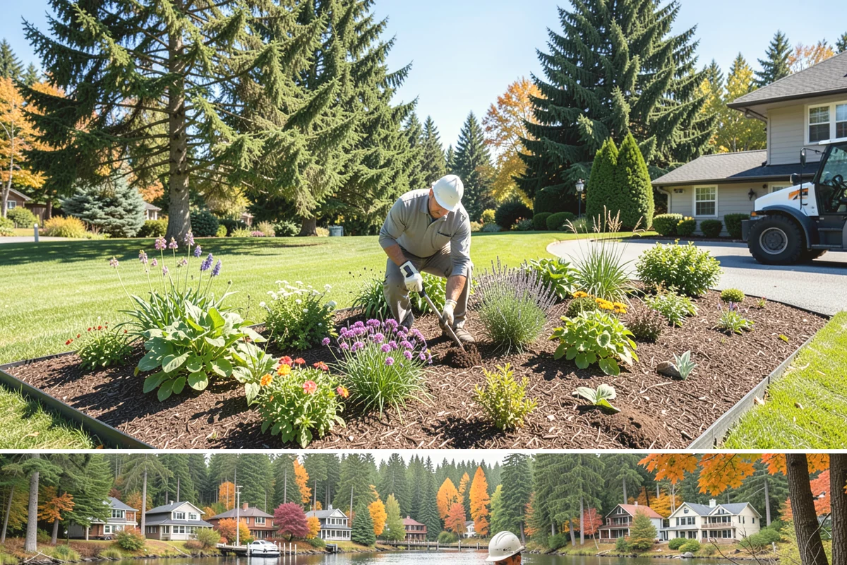 Compost Installation in La Conner, Skagit County, WA - Apply in early spring to fuel the growing season or in fall to let nutrients work into the soil over winter, matching the PNW's...