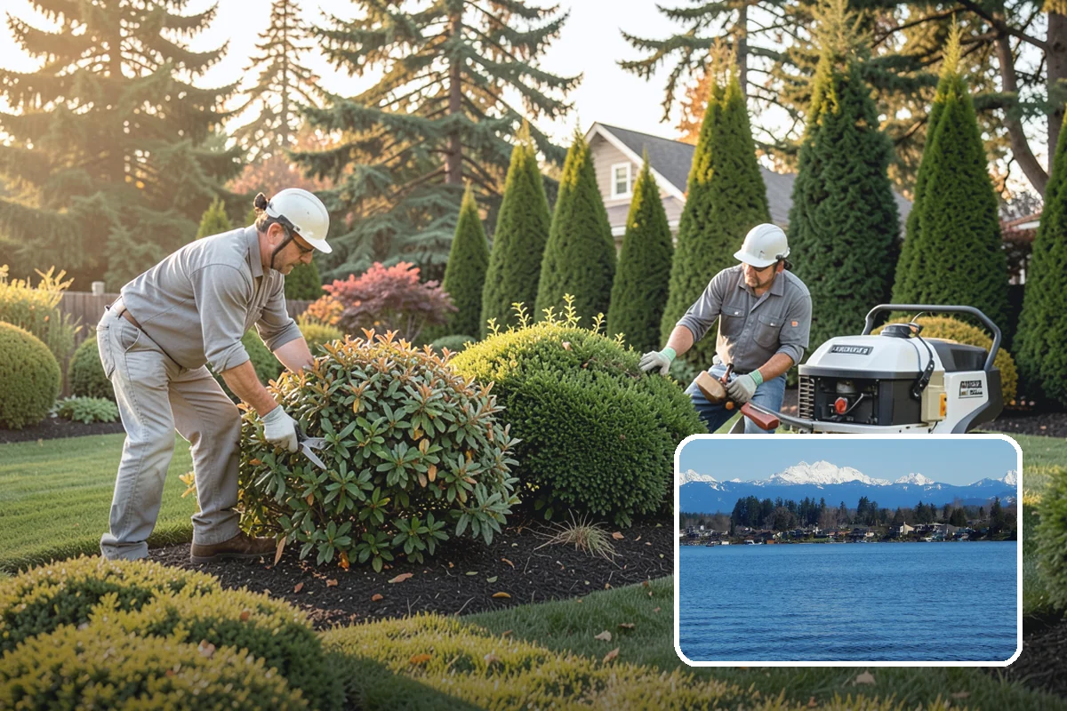 Compost Installation in Lake Stevens, Snohomish County, WA - Enriches soil with organic matter and slow-release nutrients