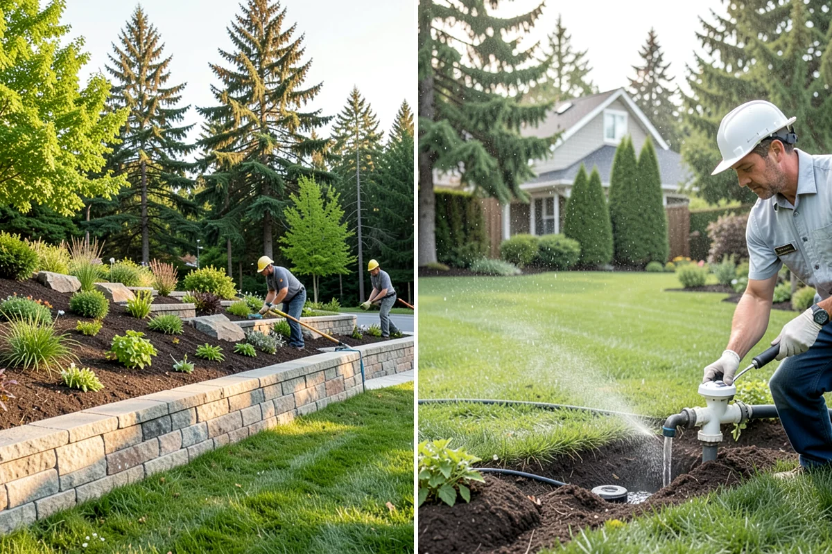 Compost Installation in Lakewood, Pierce County, WA - Assess bed or lawn areas and clear surface debris