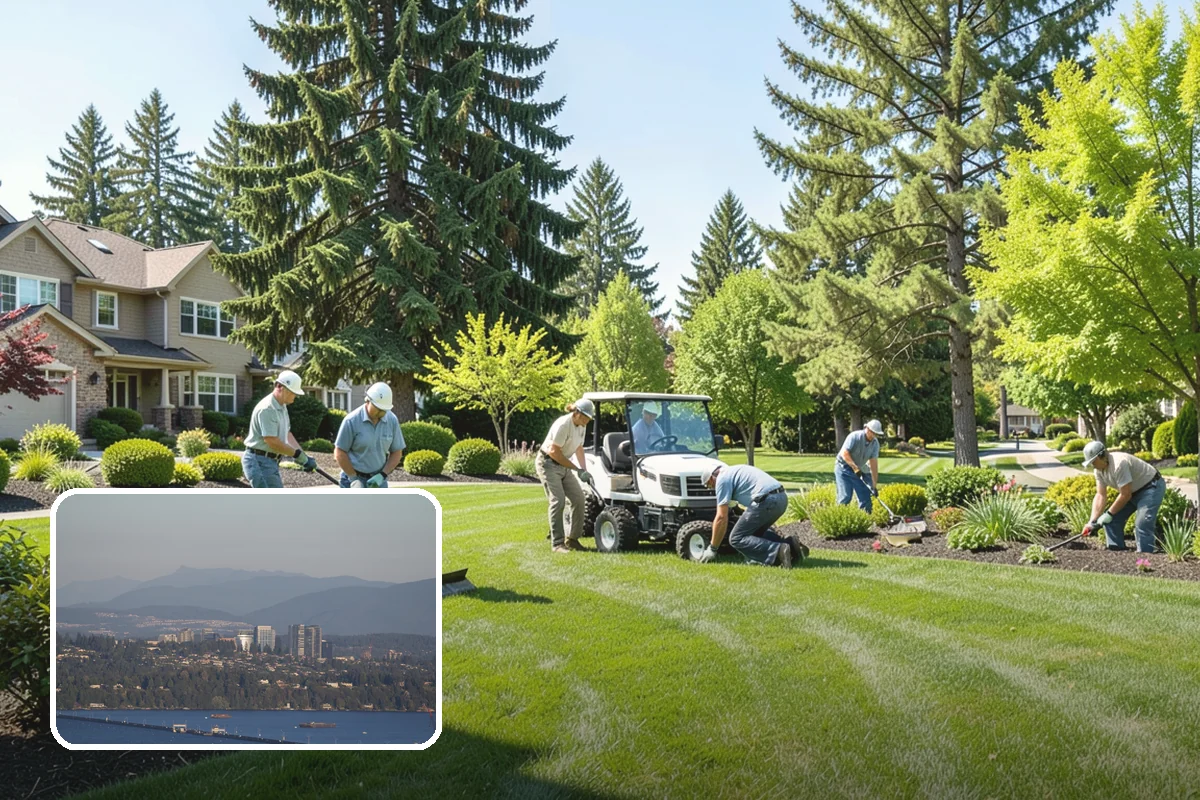Compost Installation in Medina, King County, WA - Enriches soil with organic matter and slow-release nutrients