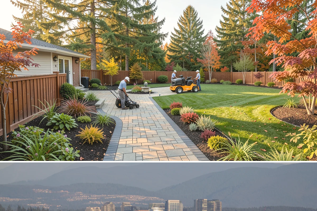Compost Installation in Medina, King County, WA - Apply in early spring to fuel the growing season or in fall to let nutrients work into the soil over winter, matching the PNW's...