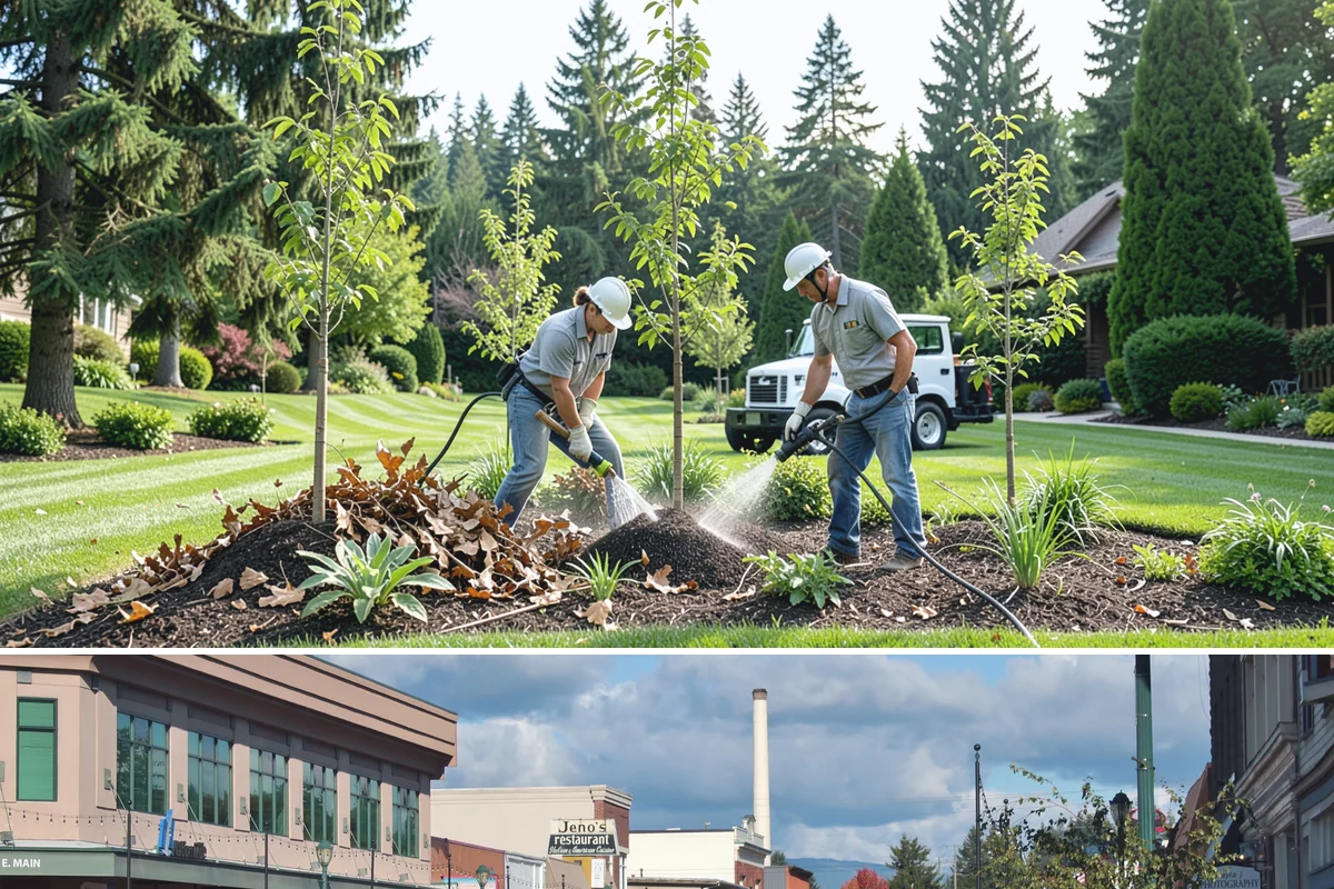 Compost Installation in Monroe, Snohomish County, WA - Apply in early spring to fuel the growing season or in fall to let nutrients work into the soil over winter, matching the PNW's...