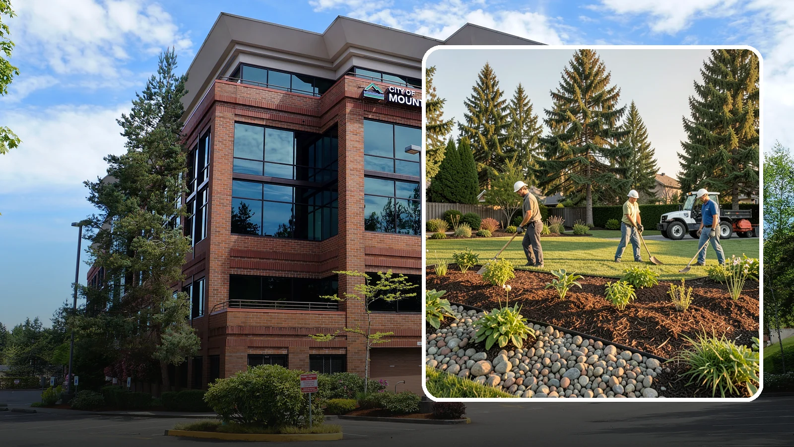 Compost Installation in Mountlake Terrace, Snohomish County, WA - A rich compost top-dress that feeds soil and revitalizes tired beds and lawns.