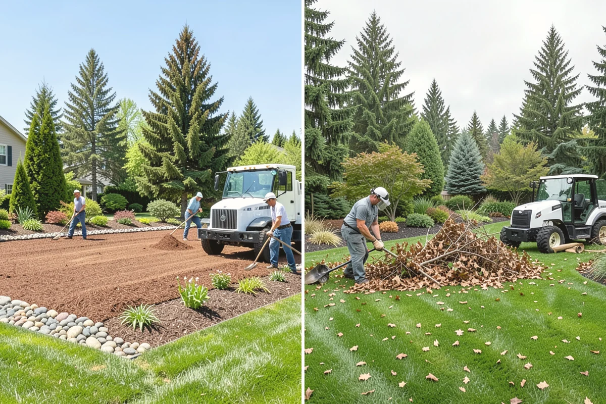 Compost Installation in Mukilteo, Snohomish County, WA - Assess bed or lawn areas and clear surface debris
