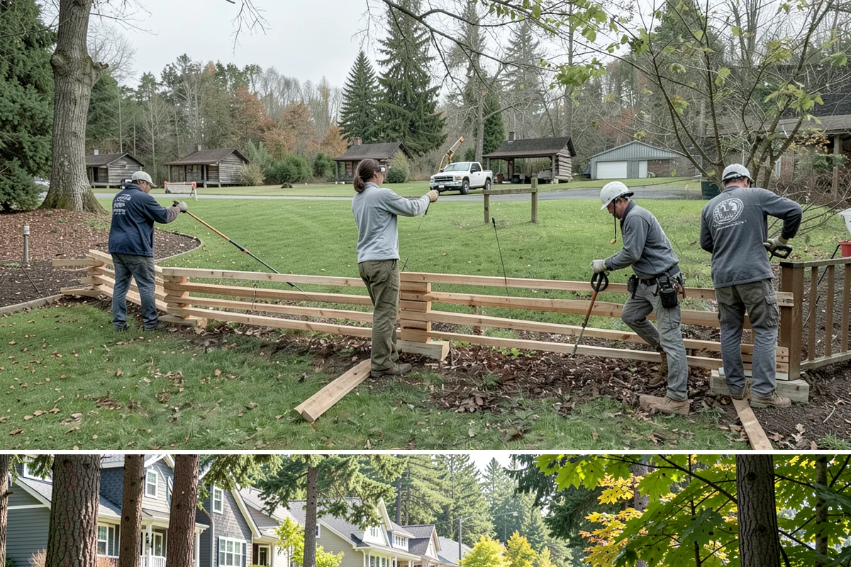 Compost Installation in Normandy Park, King County, WA - Apply in early spring to fuel the growing season or in fall to let nutrients work into the soil over winter, matching the PNW's...