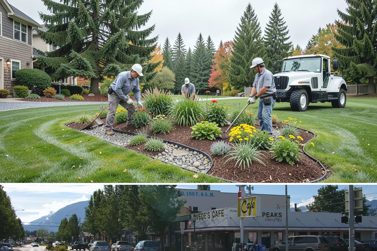 Compost Installation in North Bend, King County, WA - Apply in early spring to fuel the growing season or in fall to let nutrients work into the soil over winter, matching the PNW's...