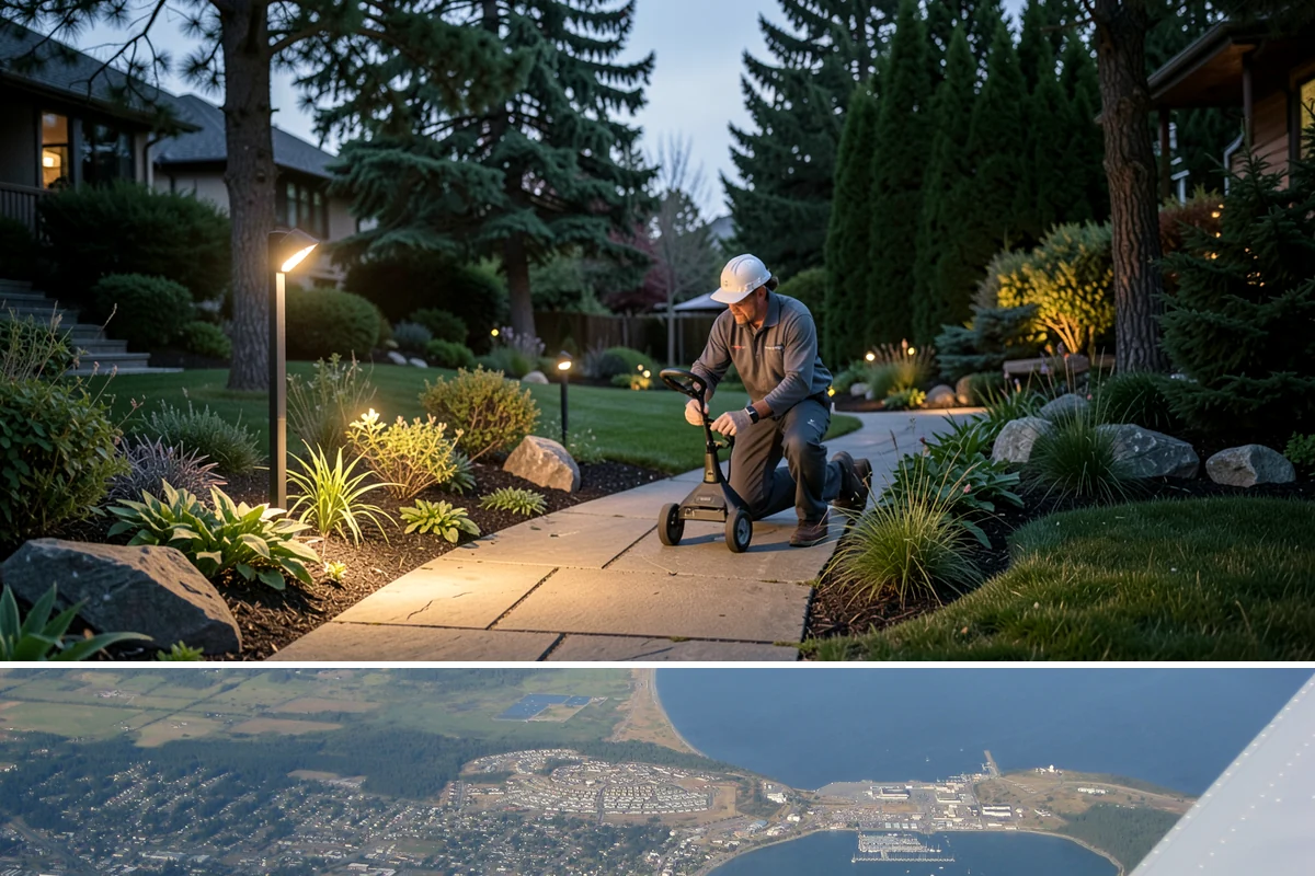 Compost Installation in Oak Harbor, Island County, WA - Apply in early spring to fuel the growing season or in fall to let nutrients work into the soil over winter, matching the PNW's...