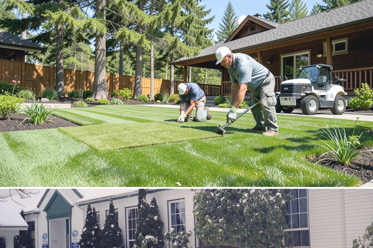 Compost Installation in Pacific, King County, WA - Apply in early spring to fuel the growing season or in fall to let nutrients work into the soil over winter, matching the PNW's...