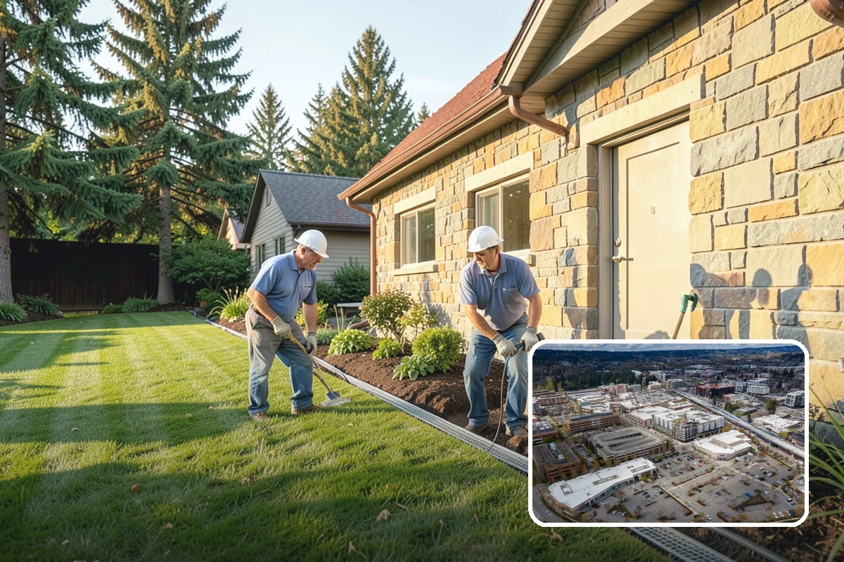 Compost Installation in Redmond, King County, WA - Enriches soil with organic matter and slow-release nutrients