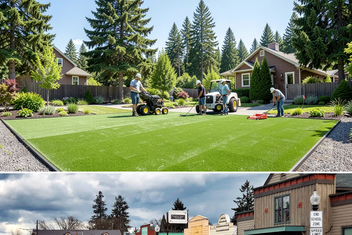Compost Installation in Roy, Pierce County, WA - Apply in early spring to fuel the growing season or in fall to let nutrients work into the soil over winter, matching the PNW's...