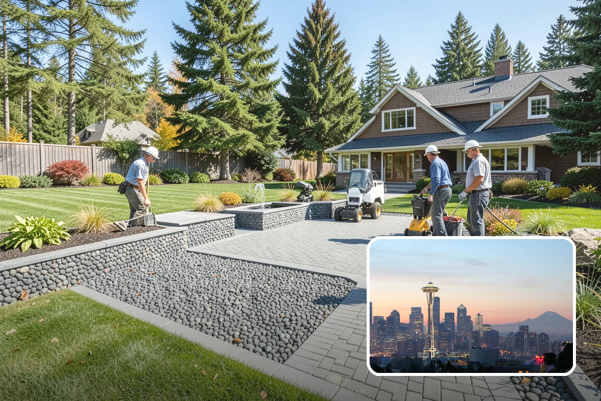 Compost Installation in Seattle, King County, WA - Enriches soil with organic matter and slow-release nutrients