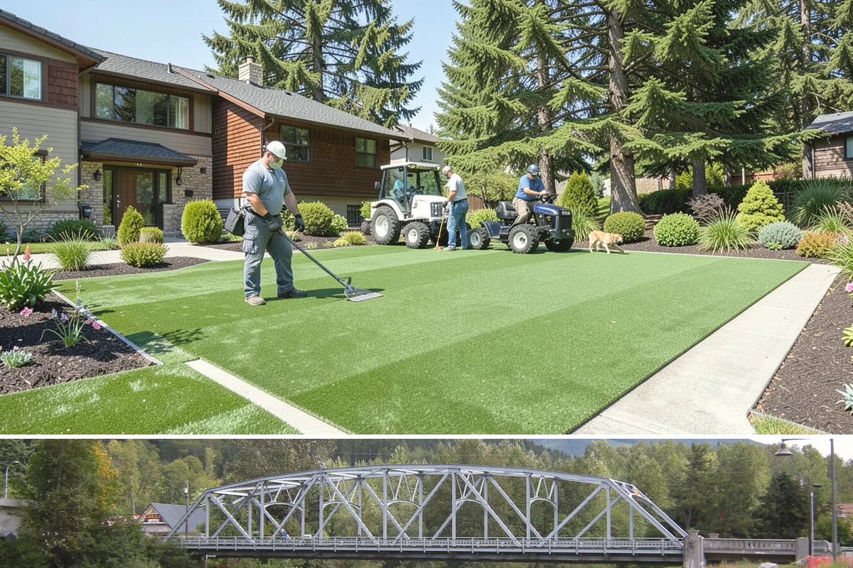Compost Installation in Skykomish, King County, WA - Apply in early spring to fuel the growing season or in fall to let nutrients work into the soil over winter, matching the PNW's...