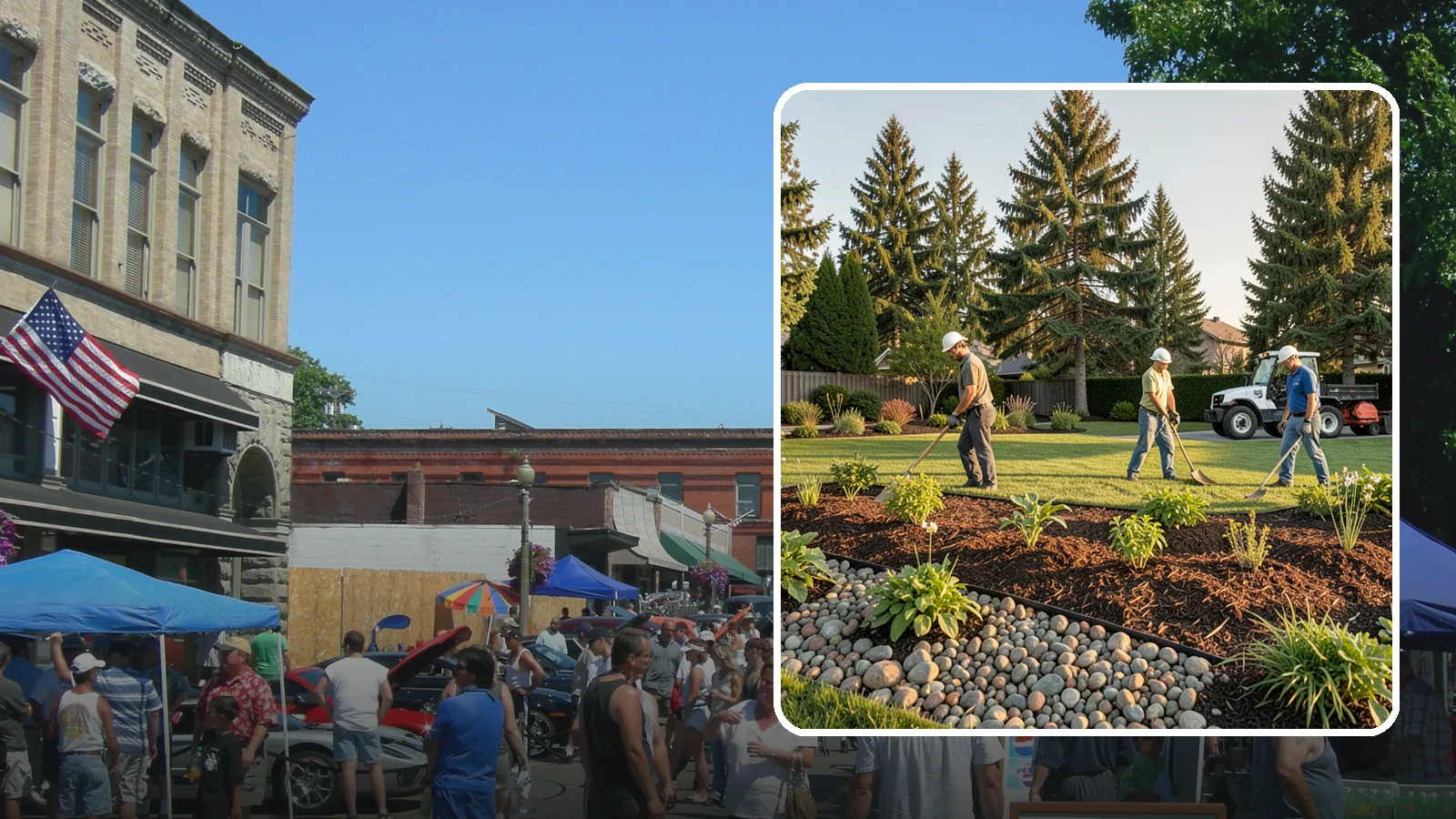 Compost Installation in Snohomish, Snohomish County, WA - A rich compost top-dress that feeds soil and revitalizes tired beds and lawns.