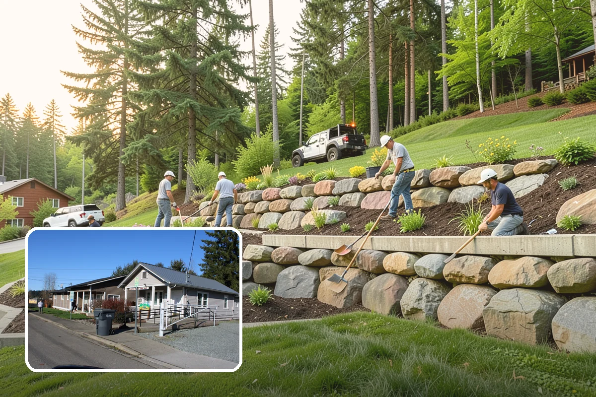 Compost Installation in South Prairie, Pierce County, WA - Enriches soil with organic matter and slow-release nutrients