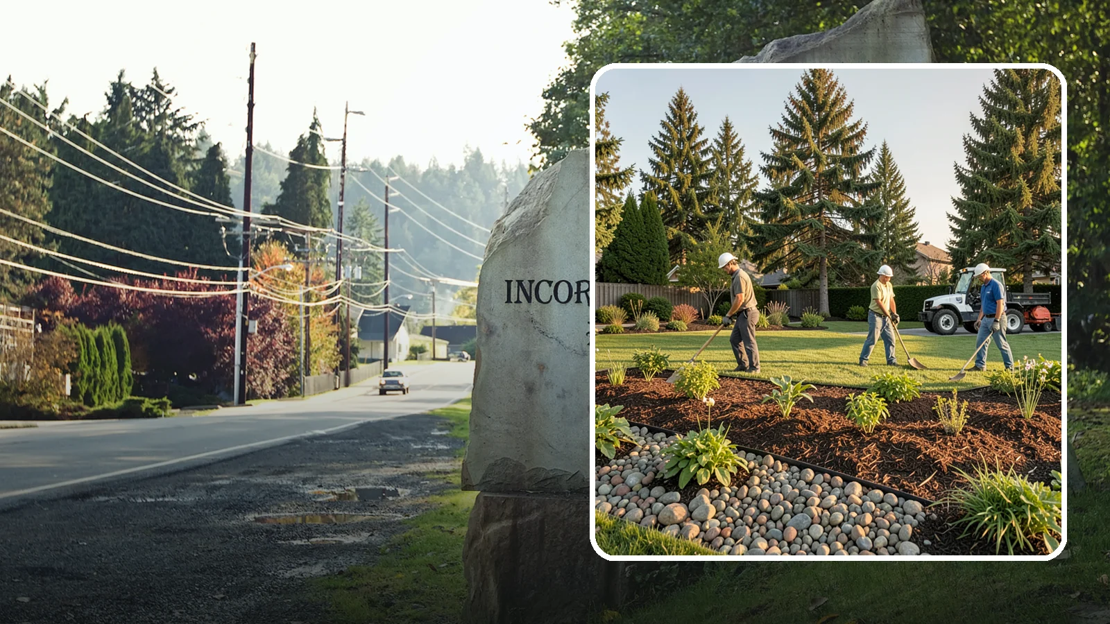 Compost Installation in Wilkeson, Pierce County, WA - A rich compost top-dress that feeds soil and revitalizes tired beds and lawns.
