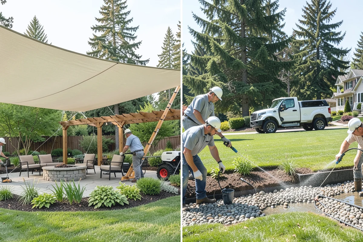 Compost Installation in Wilkeson, Pierce County, WA - Assess bed or lawn areas and clear surface debris