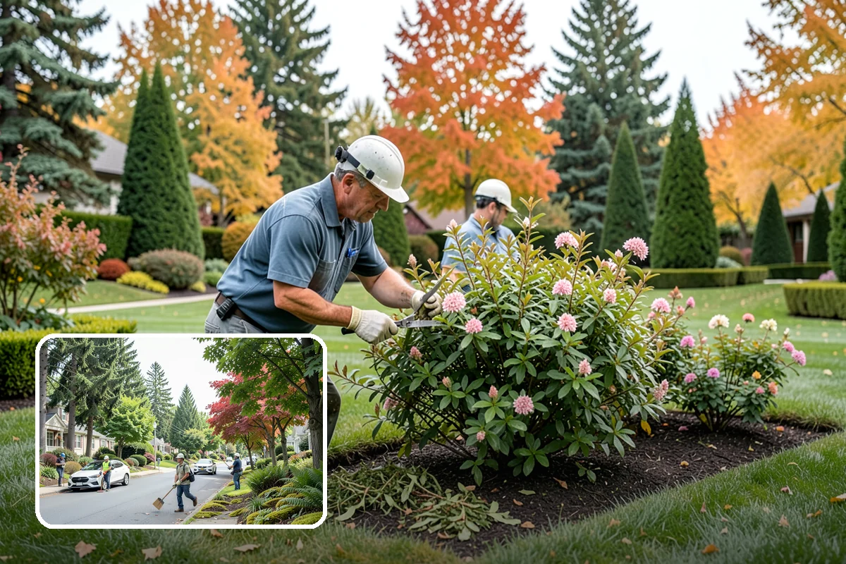 Compost Mulch Installation in Beaux Arts Village, King County, WA - Feeds soil and plants as it breaks down