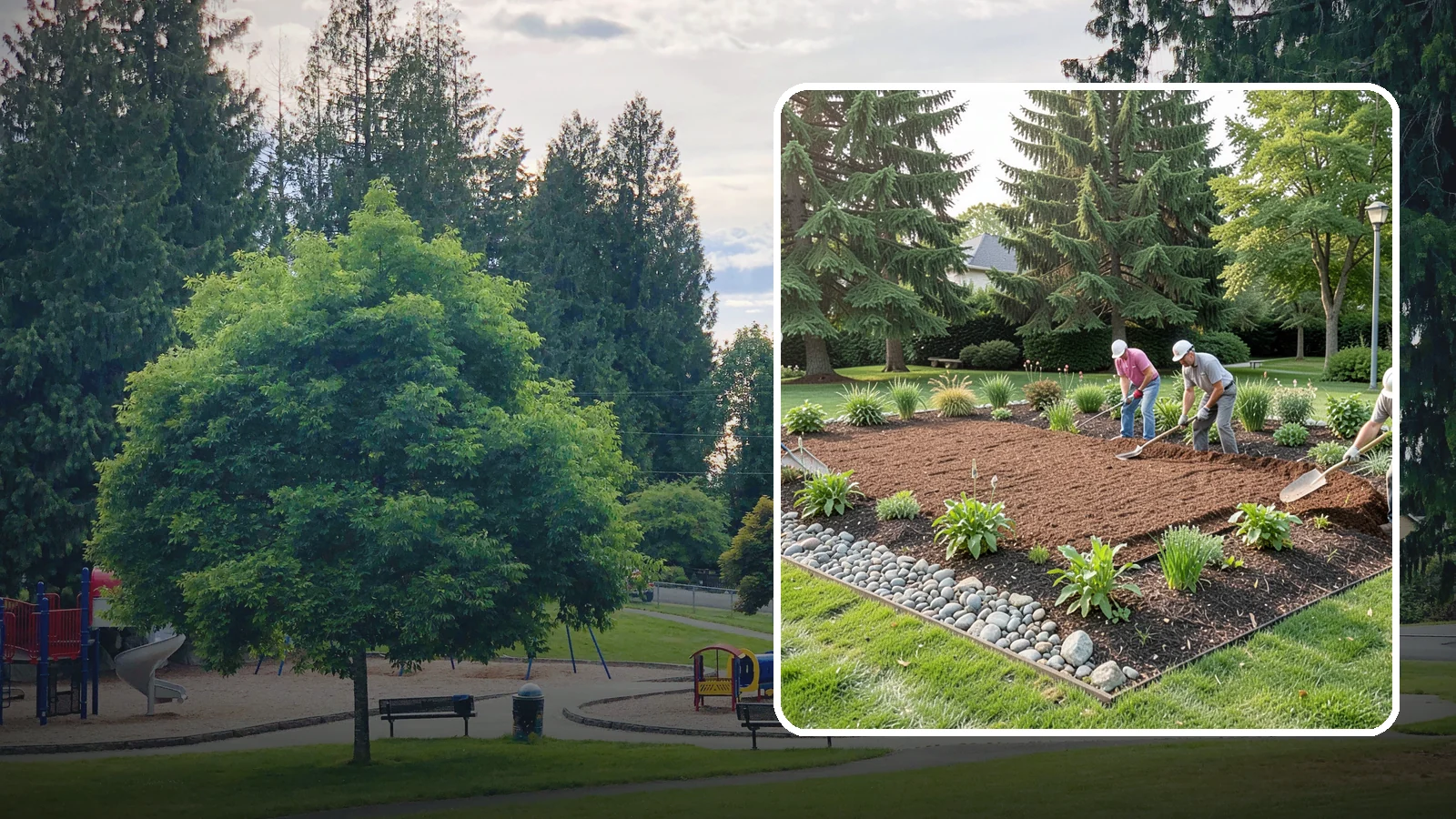 Compost Mulch Installation in Bonney Lake, Pierce County, WA - We install a nutrient-rich compost mulch layer that feeds your soil while suppressing weeds and holding moisture.
