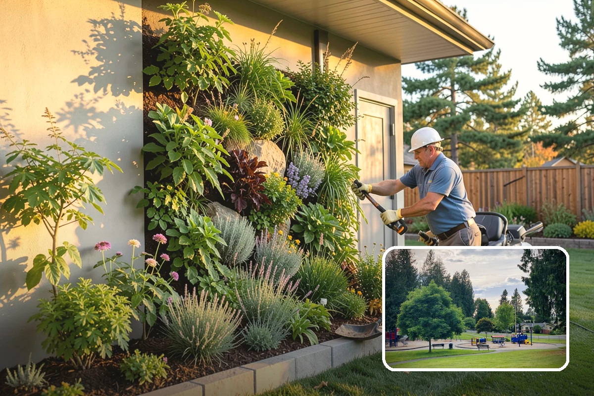 Compost Mulch Installation in Bonney Lake, Pierce County, WA - Feeds soil and plants as it breaks down