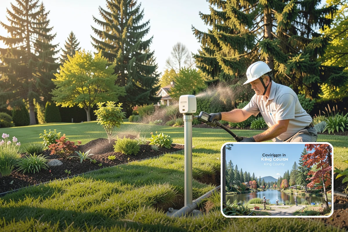 Compost Mulch Installation in Covington, King County, WA - Feeds soil and plants as it breaks down