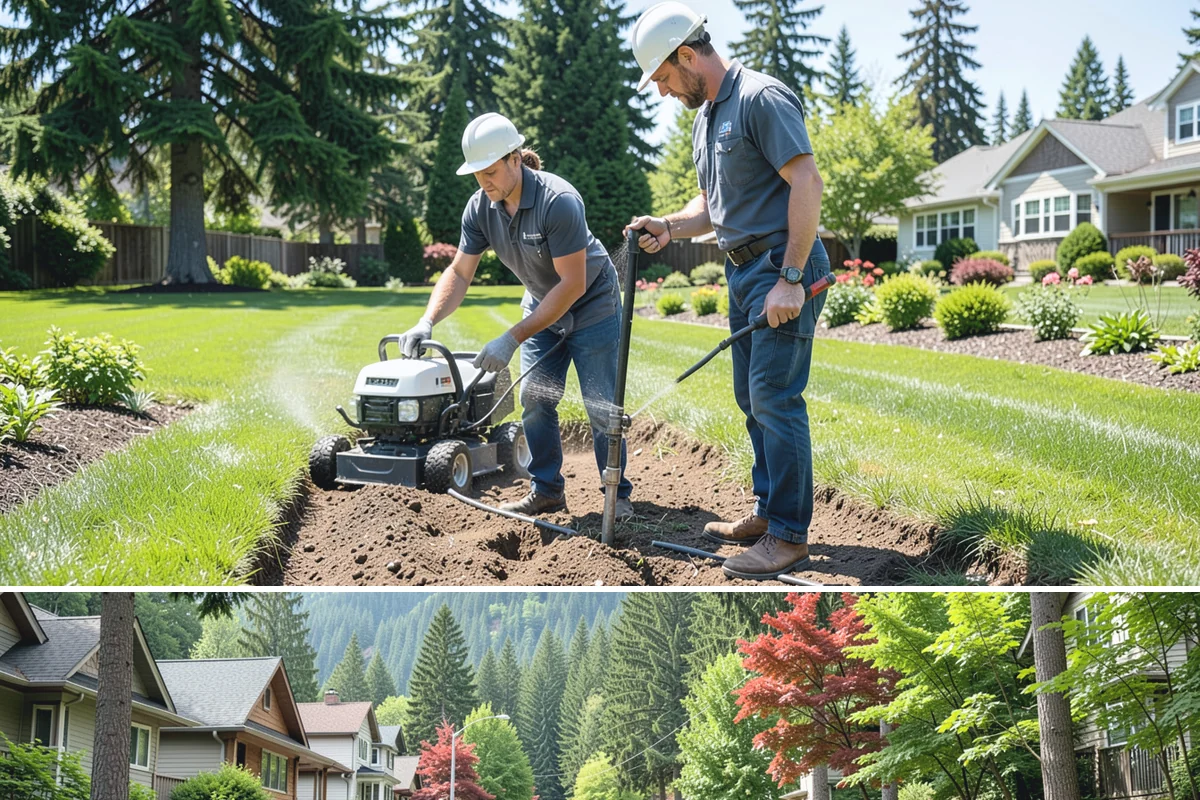Compost Mulch Installation in Darrington, Snohomish County, WA - Compost is best top-dressed in early spring to fuel new growth and again in fall to rebuild soil ahead of the wet Northwest...