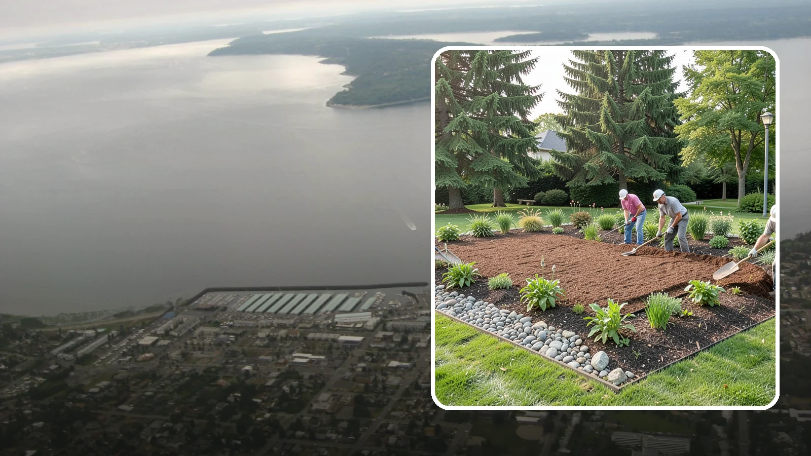 Compost Mulch Installation in Des Moines, King County, WA - We install a nutrient-rich compost mulch layer that feeds your soil while suppressing weeds and holding moisture.