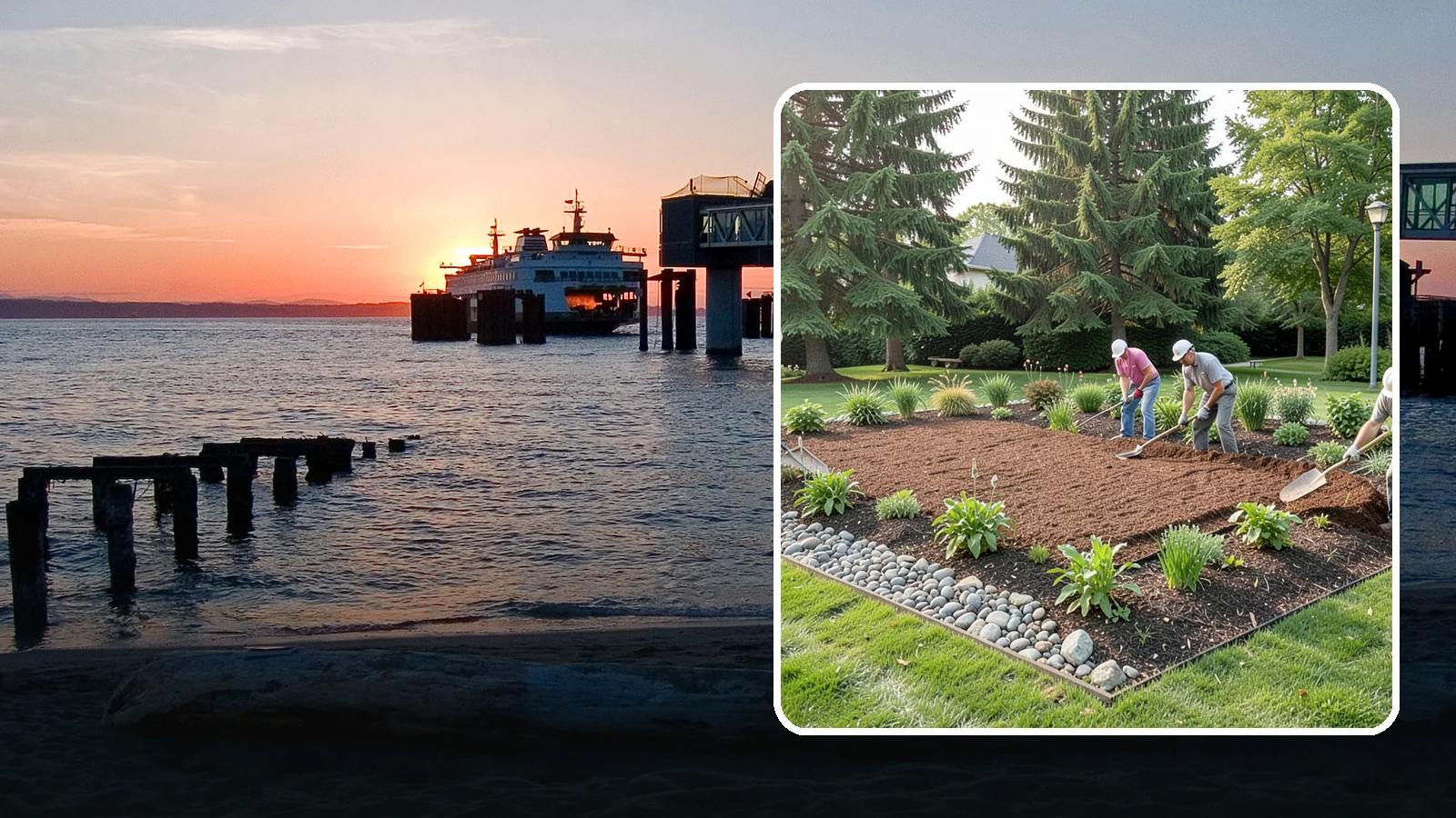 Compost Mulch Installation in Edmonds, Snohomish County, WA - We install a nutrient-rich compost mulch layer that feeds your soil while suppressing weeds and holding moisture.