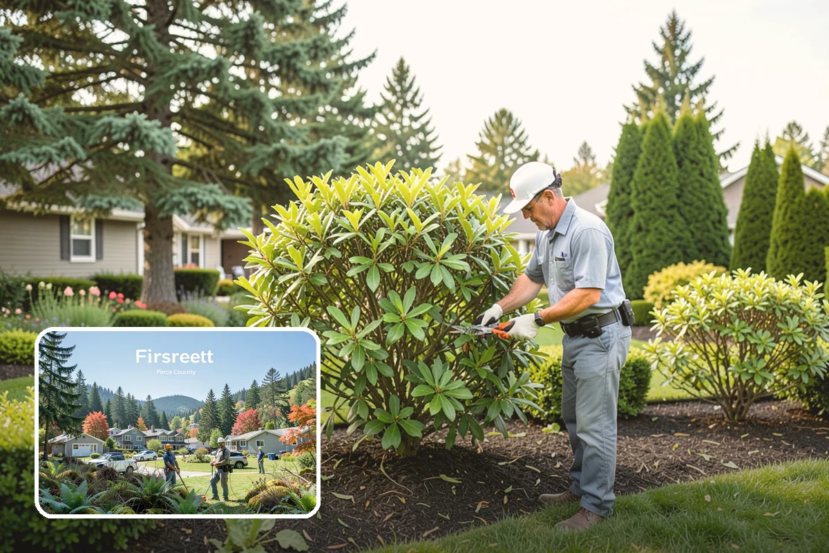 Compost Mulch Installation in Fircrest, Pierce County, WA - Feeds soil and plants as it breaks down