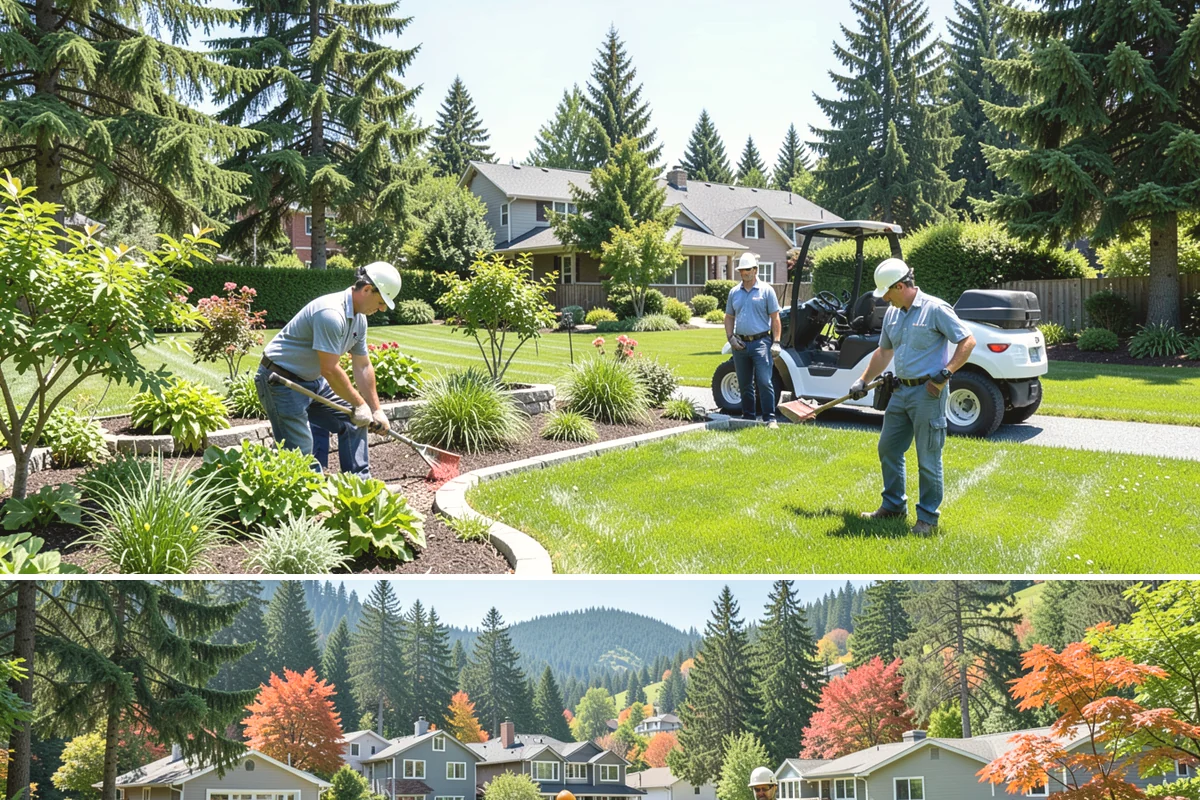 Compost Mulch Installation in Fircrest, Pierce County, WA - Compost is best top-dressed in early spring to fuel new growth and again in fall to rebuild soil ahead of the wet Northwest...